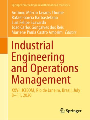 cover image of Industrial Engineering and Operations Management